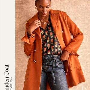 Cabi  Orange Camden Coat